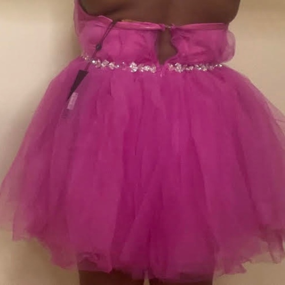 Embellished Tulle Mini Dress - Picture 2 of 2